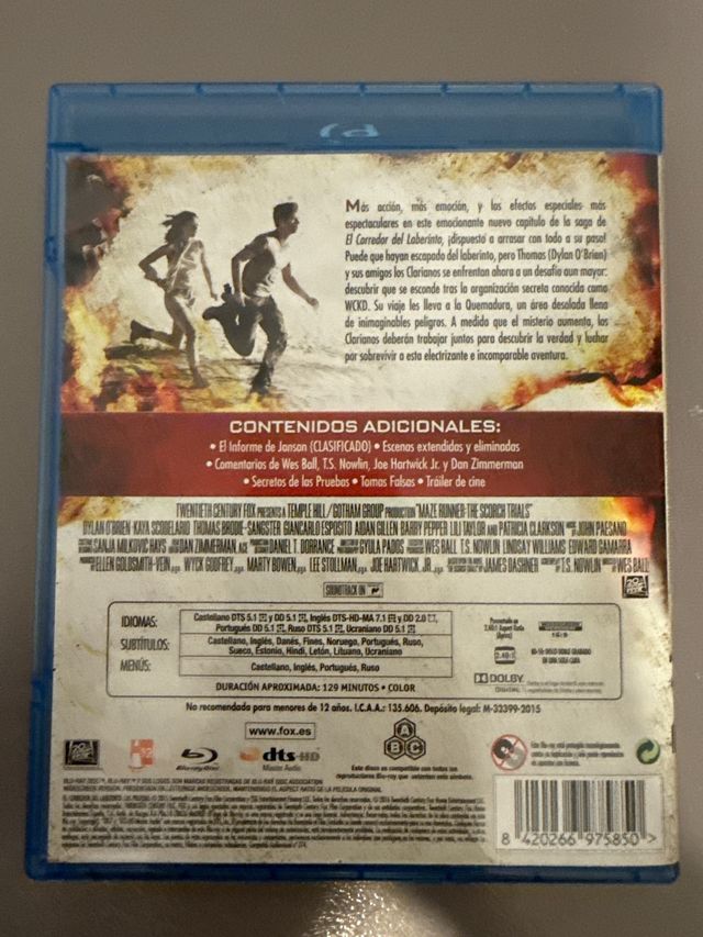 Pack Blu-ray El Corredor del Laberinto (colección)