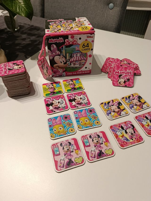 Juego de memoria Minnie Mouse 64 cartas