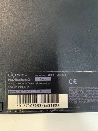 Consola Sony PS2 Negra + Accesorios
