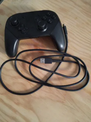 Mando Pro Negro con Cable USB