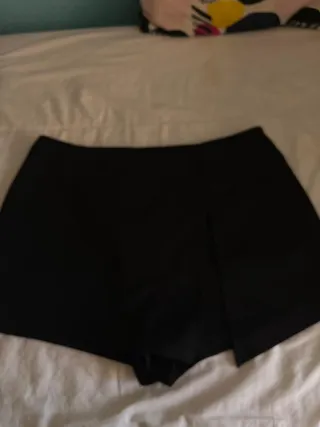 Falda pantalón negra mujer