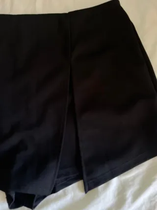 Falda pantalón negra mujer
