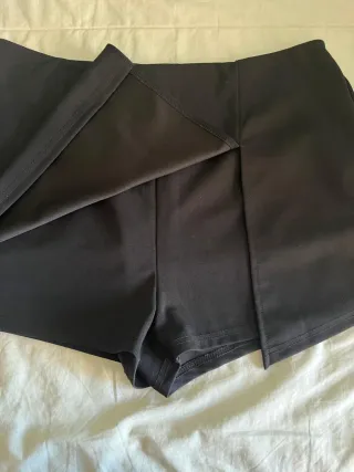 Falda pantalón negra mujer