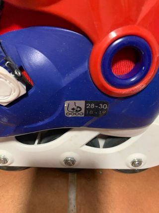 Patines Oxelo Rojos y Azules Talla 28-30