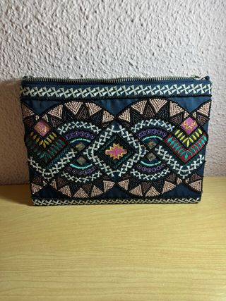 Bolso de fiesta bordado multicolor