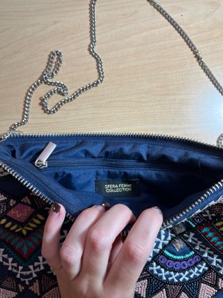 Bolso de fiesta bordado multicolor