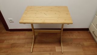 Mesa de sofá de bambú