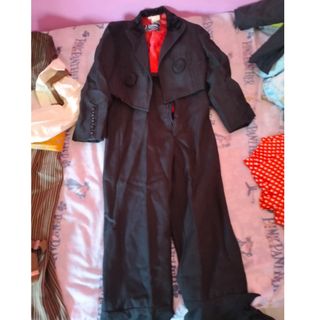 Traje Flamenco Gitano Negro y Rojo