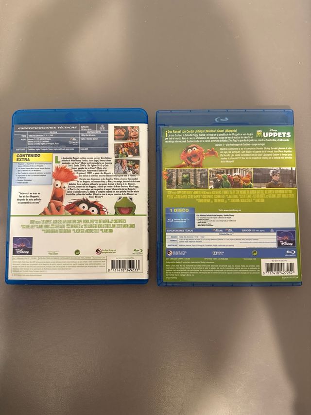 Lote 2 Blu-ray Los Muppets