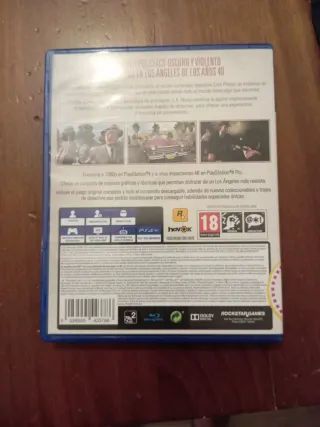 L.A. Noire PS4 (PlayStation 4)