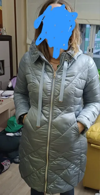 Abrigo largo DonJaz azul grisáceo
