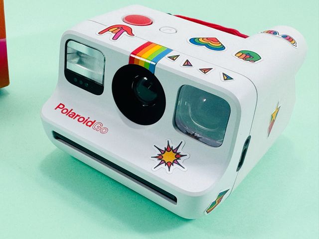 Cámara Polaroid Go Decorada