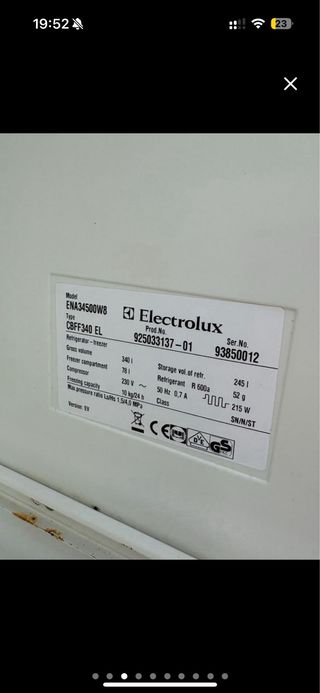 Ripiani e cassetti per frigoriferi Electrolux ENA34500W