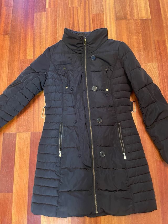 Abrigo acolchado negro talla S/M
!!OFERTA!!