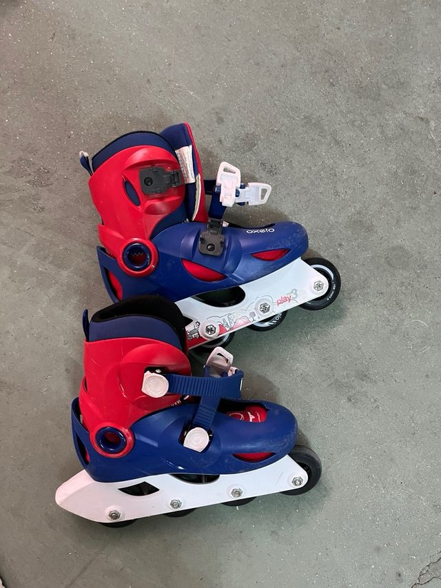 PatinesOxelo rojo y azul con bolsa