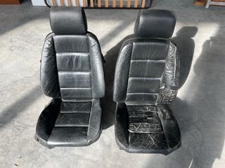 Asientos BMW E36 Coupe Cuero Negro
