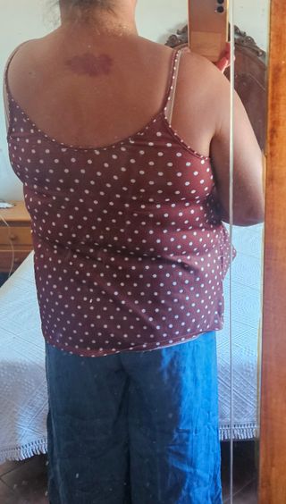 Blusa Encuentro Lunares Talla XL
