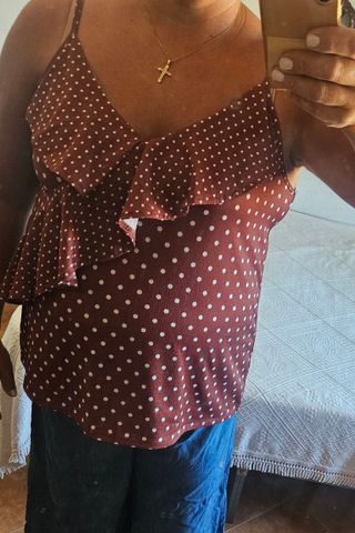 Blusa Encuentro Lunares Talla XL