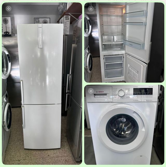 Pack Frigorífico y Lavadora Bosch con Garantía tra