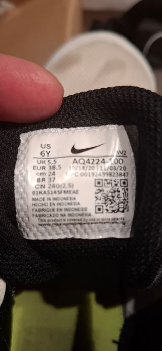 Zapatillas Nike Mujer Talla 38.5
