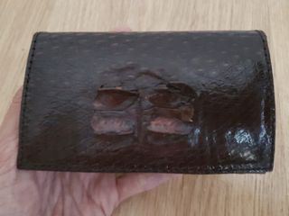 Monedero piel textura