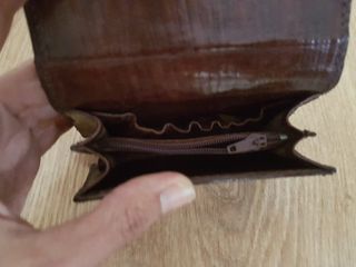 Monedero piel textura