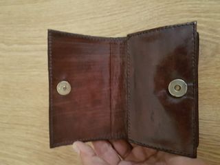 Monedero piel textura