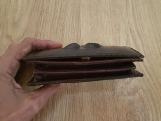 Monedero piel textura