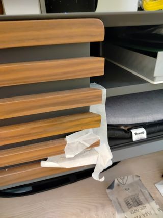 Restauración, reparación, muebles, estatuas.