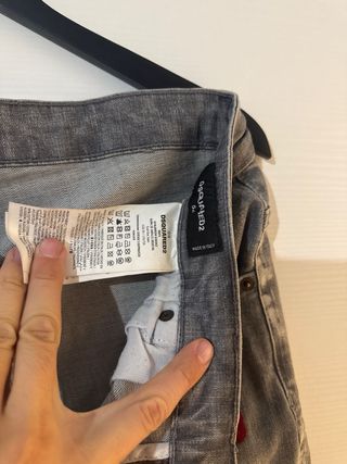 Jeans DSQUARED2 uomo grigi