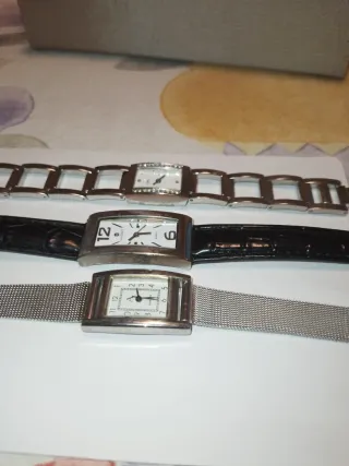 Lote 3 relojes fantasía mujer