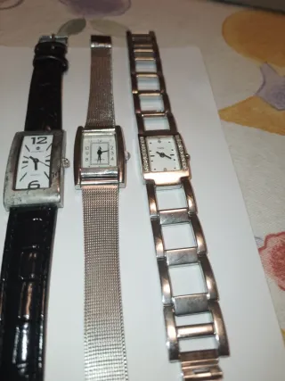Lote 3 relojes fantasía mujer