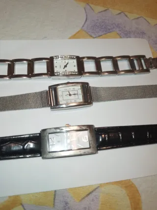 Lote 3 relojes fantasía mujer