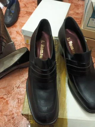 Zapatos L. Roman Mujer Talla 39 Negros