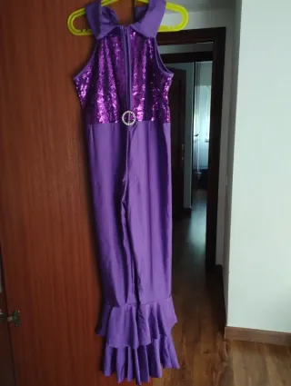 Mono Gimnasia Rítmica, baile, disfraz Morado