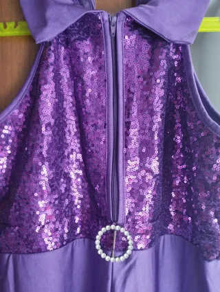 Mono Gimnasia Rítmica, baile, disfraz Morado