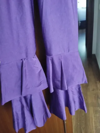 Mono Gimnasia Rítmica, baile, disfraz Morado