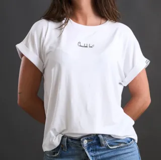 Camiseta básica Anabel Lee color blanco