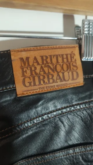 Pantalones de cuero negros