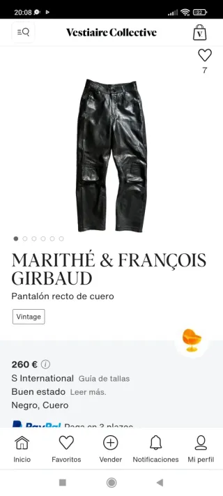 Pantalones de cuero negros