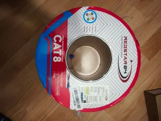 Bobina Cable Cat 8 Redstar24 100m