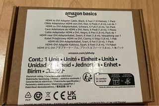 Cable Adaptador HDMI a DVI Amazon Basics Negro