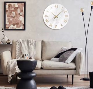 Orologio 12 inch da parete vetro temperato