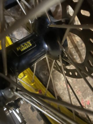 Ruedas cross Excel Takasago oro & bujes Haan 