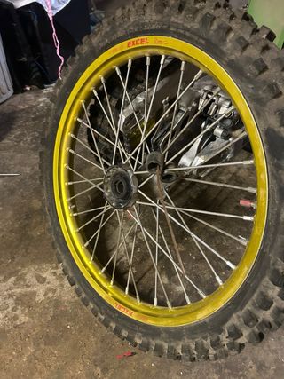 Ruedas cross Excel Takasago oro & bujes Haan 