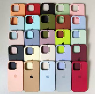 Funda Silicona Original Apple Colores Variados