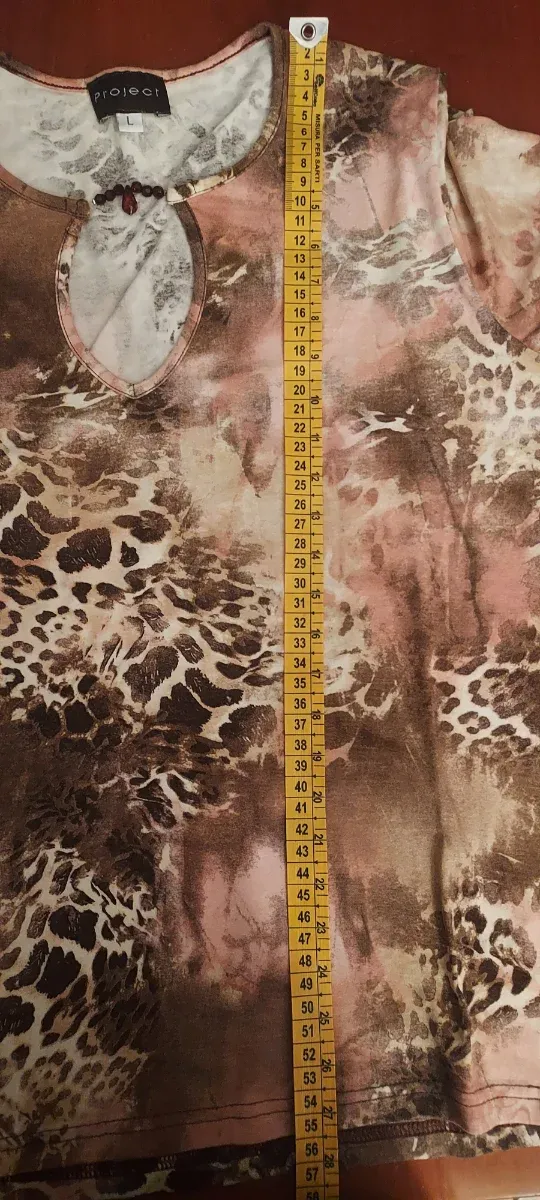 Maglia donna Project rosa maculato taglia L