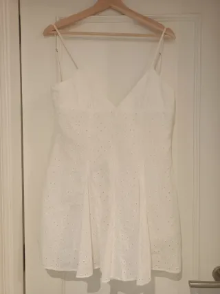 Mono corto blanco estilo ibicenco
