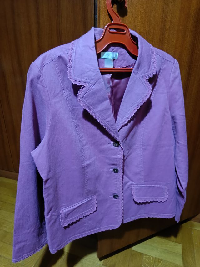 Chaqueta algodón mujer para entretiempo