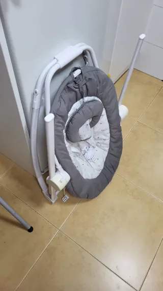 Hamaca bebé Badabulle Gris.